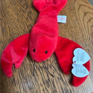 Ty Pinchers Plush Lobster PVC